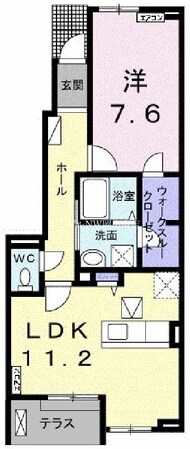 清輝橋駅 徒歩52分 1階の物件間取画像